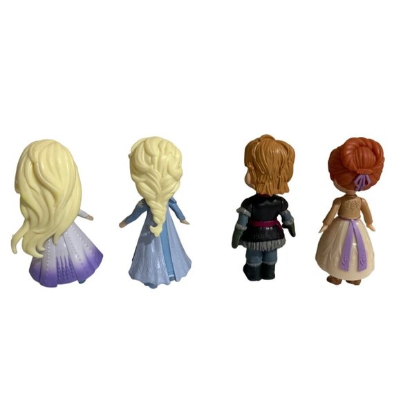 Frozen 6 Mini Action Figures Elsa Anna Kristoff And Friends 3.5" -4” Tall - Picture 4 of 11